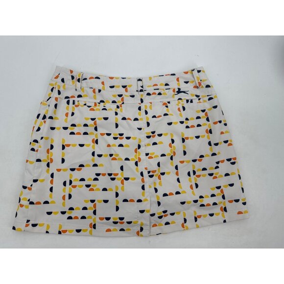 Slazenger Womens Geo Skort Size 10 Stretch Multicolor Built-In Shorts Lightweigh - Picture 7 of 7